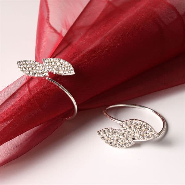 Leaf Design Holder Wed Napkin Ring Sale