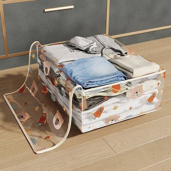 Bed Bottom Box Foldable Clothing Quilt Storage Household Dust and Moisture Bedroom Toy Sundries Organizing Bag ddmythur ddmythur
