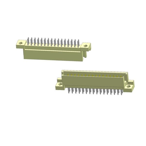 50 pcs 32pins 2 rows DIN41612 connector vertical male plug 2A