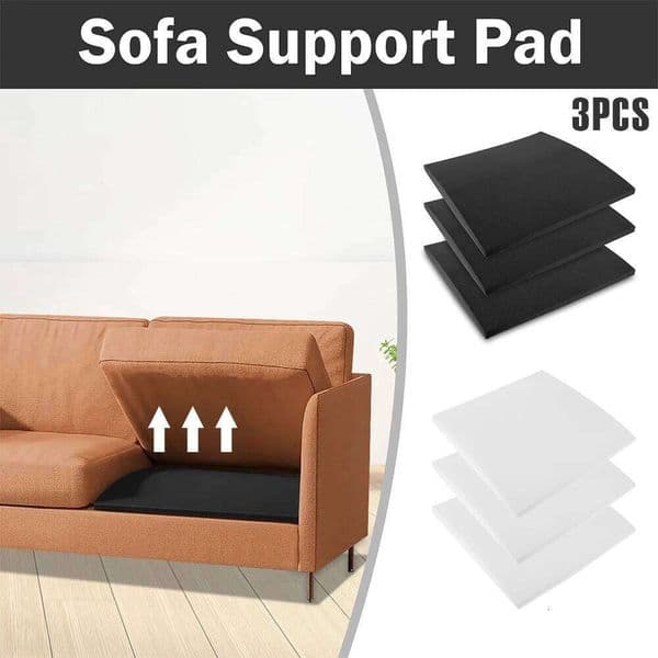 3Pcs Couch High Density Sponge Under Sag Repair Pad Comfortable Sofa Cushion Support Furniture Accessory 26N0105