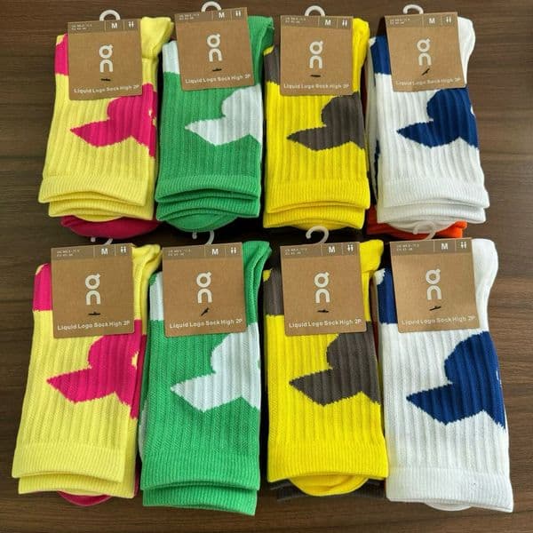 Designer Men's Socks 3 2 Pairs Per Set Couple Colorful Knitted Socks Unisex Trendy Socks Mid Ankle Sports Socks Running Socks