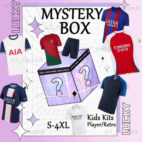 4Xl Any Soccer Jerseys Player Version Retro Edition MYSTERY BOXES Basketball Men Shirts National Clubs Teams Blind Box Gift Pants