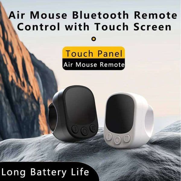 Mouse With Touchpad, Smart Automatic Screen Clicker Device, Continuous Clicker, Scrolling Ring Remote Control S SANNAING