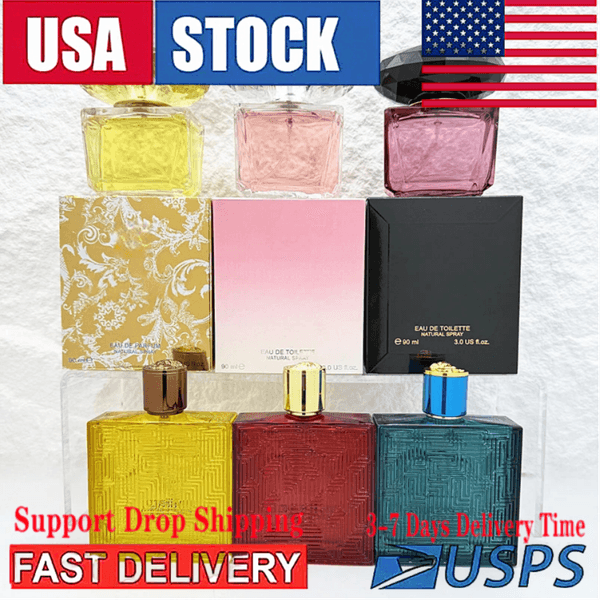 Luxury Perfume Designer Brand 1:1 Women Perfume Men Long Lasting Fragrance Body cologne Spray Cologne Fast Delivery Of US Stock Free Ship