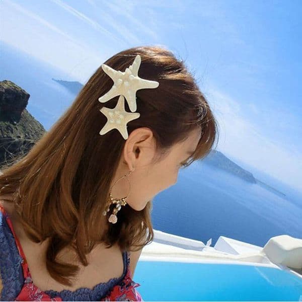 New Resin Starfish Duckbill Clip Korean Style Hair Accessories for Women Manufacturer Wholesale
