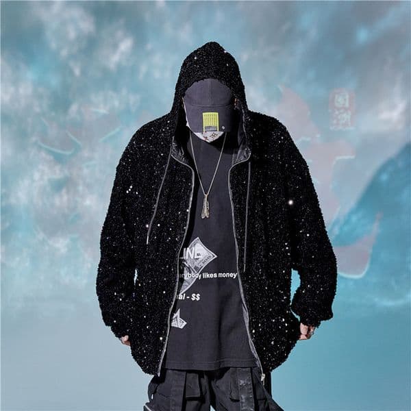Free Shipping 2026 Spring Autumn Bright Color Zip-Up Hooded Jacket, Men's Fashion Oversized Casual Coat, Trendy Street Style Loose Fit Top