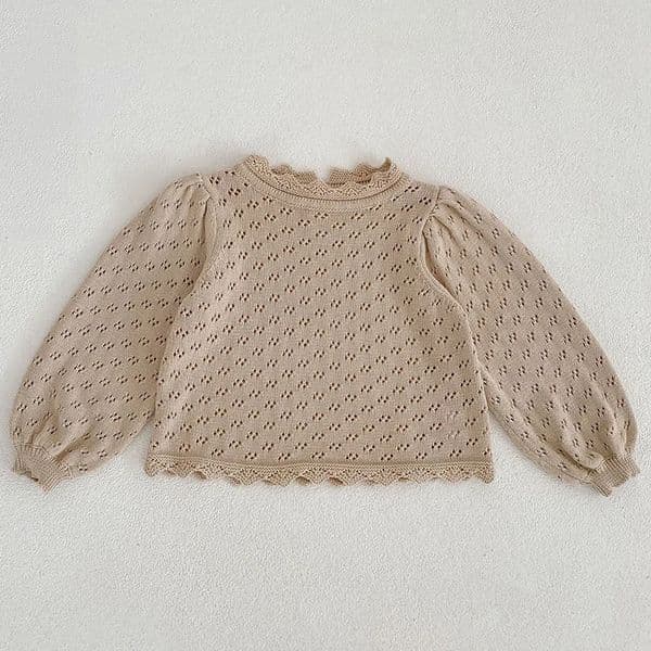 Autumn Children Baby Loose Sweater Knit Winter Hollowed Out Girl Clothes Round Neck Kids Toddler Pullover Outer 260104