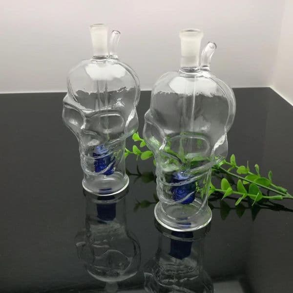 Smoking Pipes Aeecssories Glass Hookahs Bongs Transparent Skeleton Glass Water Smoke Bottle