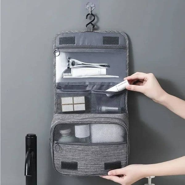 Hanging Travel Big Cosmetic Toiletry Bag Women Men Necessary Make Up Dry-Wet Separation Organizer Accessory Storage Wash Pouch ddmynov