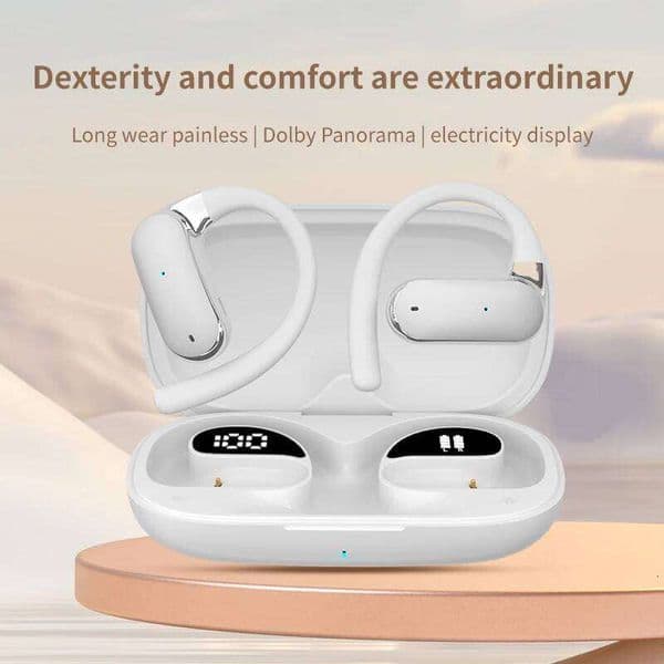 New AI Translation Hanging Wireless Bluetooth Earphones Business Earphones, Ip54 Waterproof And Dustproof LISHEN