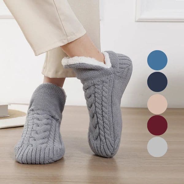 Thickened Thermal Women Mens Slipper Socks Winter Warm Short Cotton Home Sleeping Soft Non Slip Grip Fuzzy Floor Sock Fluffy 251231BANJIA