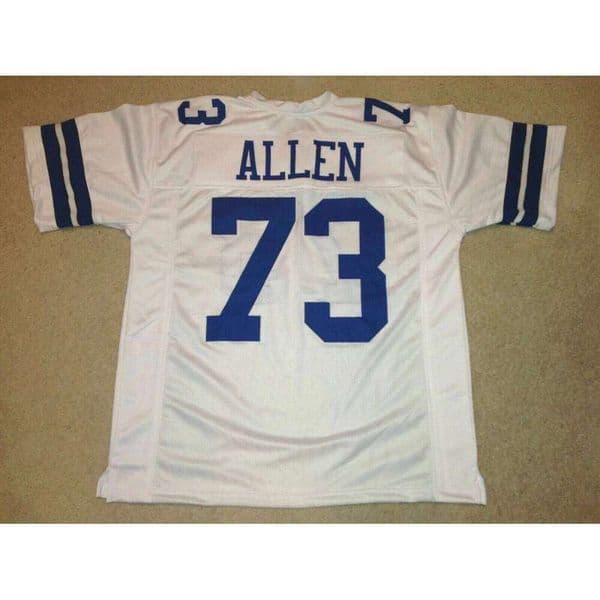 CUSTOM Sewn Stitched Larry Allen White Football Jersey Add any name number size XS-5XL 6XL