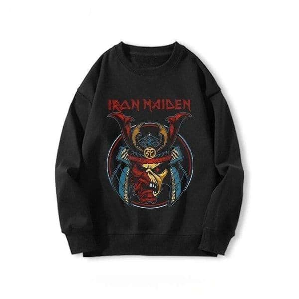 Maiden Retro Sweatshirt Men Women Sweatshirts Hoodies Metal Band Oversize Pullover Y2k Tops Brand Hoodie Men's Clothing XJ260107