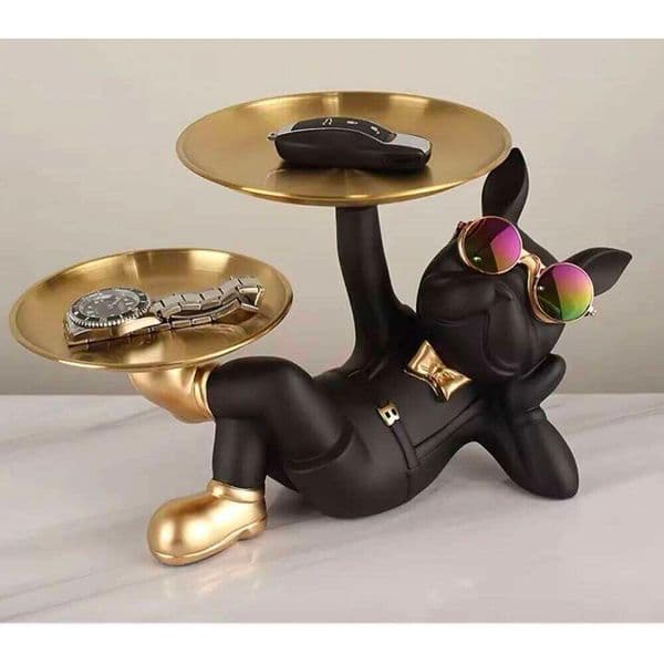 New Desktop Decoration Creative Home Living Room Porch Key Storage Tray Cartoon Snack Organizer Table Ornaments 26H0107