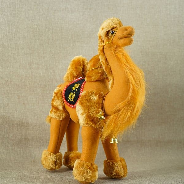 Standing Camel Plush Figure Dunhuang Inspired Soft Decorative Toy | Silk Road Cultural Gift