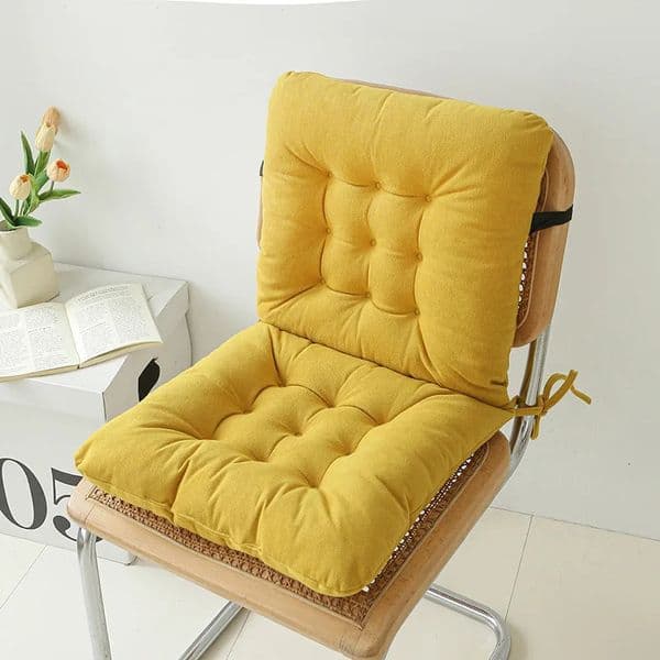 Pillow Case chenille onepiece chair cushion solid color simple sedentary bay window backrest office 260107