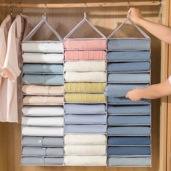 1pc Storage Bag Cabinet for Pants Socks T-Shirt Underwear Organizer Hanging Wardrobe Organization ddmynov