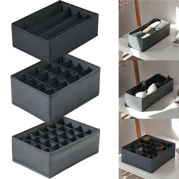 Underwear Socks Bra Pants Scarf Tie Storage Box Jeans Clothing Organization Dividers For Drawers Clothes Organizer 26N01008