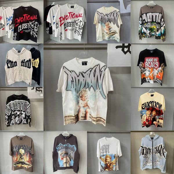 Men's T-Shirts shirts designer clothing tshirts mens y2k hoodies Letter tee High Street summer fashion hip-hop retro casual cotton printed shorts sleeveds shirts