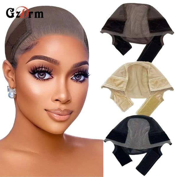 Wig Cap Lace Non-Slip Wig Caps for Women Wig Grip Cap for Keeping Wigs in Place Wig Cap with Grip Band Make Your Wigs Glue 260106