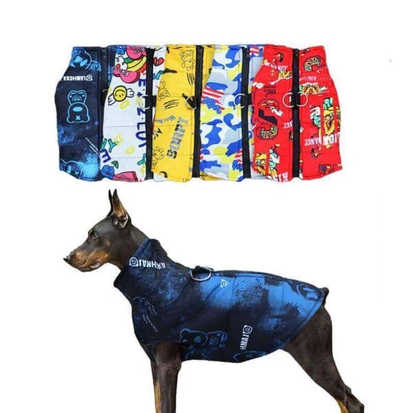S-7XL clothes zipper warm waterproof vest small Chihuahua buckle thickened coat pet clothing dog accessories XJ260108