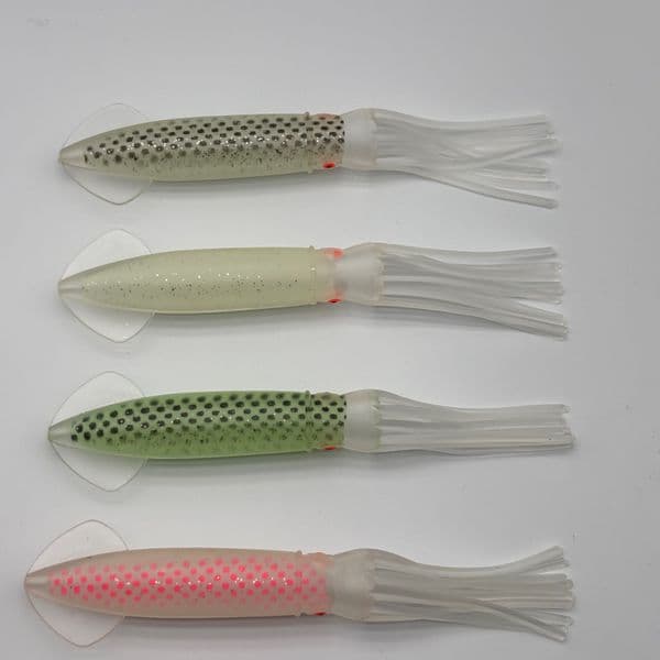 22 cm Colored Lure Squid Bait Mixed Color Squid Octopus Bait Set Fishing Soft Lures