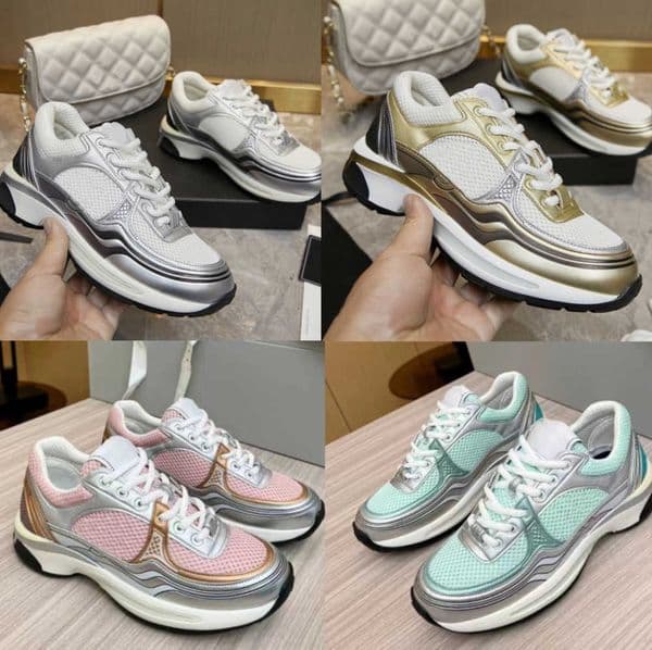 2026 luxury shoes designer Outdoor Shoes Sneakers trainers fashion gold casual womens mens out of office sneaker Plate-forme with box 35-46