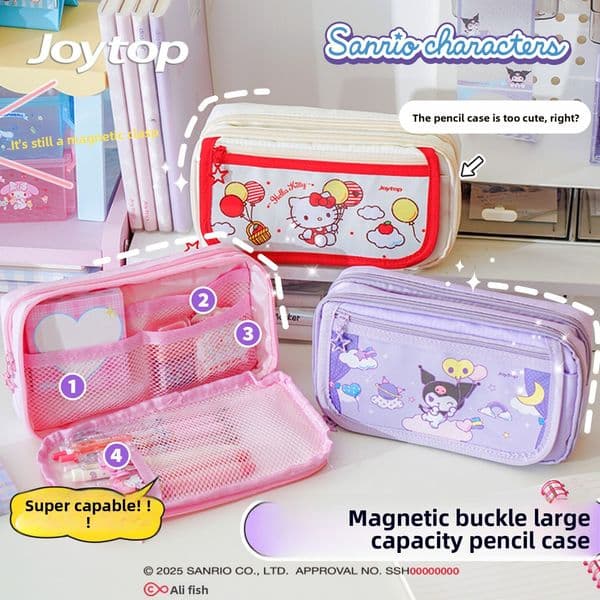 Student Cartoon Stationery Large Capacity Pencil High-Value Makeup Bag