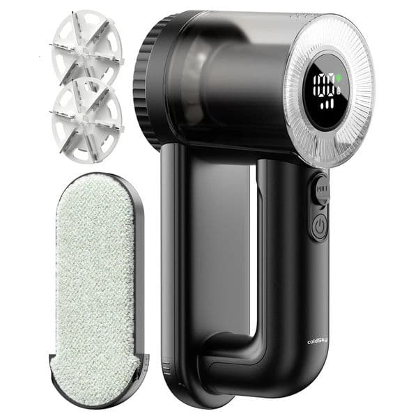 coldSky Rechargeable Fabric Shaver Electric Lint Remover with Digital Display Sweater Shaver Lint Shaver for Clothing Blanket 260107