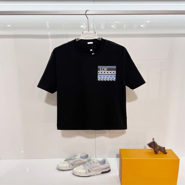 Men's Plus Tees & Polos Round neck embroidered and printed polar style summer wear with street pure cotton p6109Y5