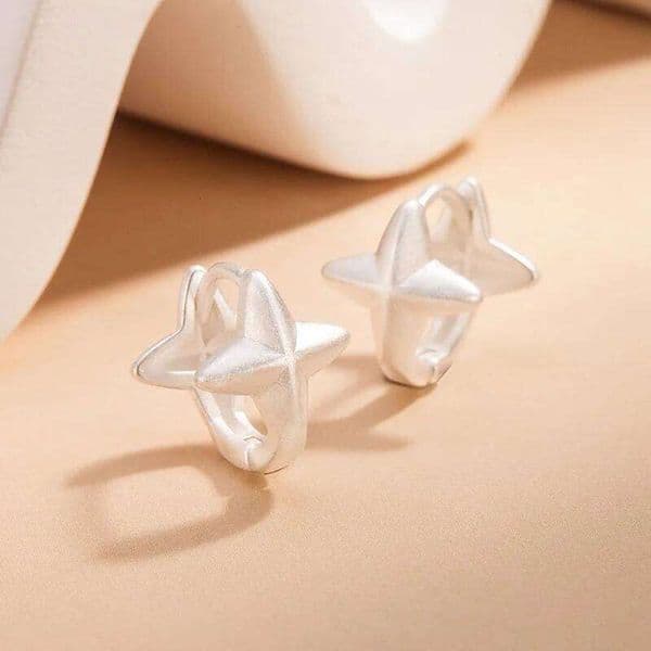 925 Sterling Silver Earrings for Women Geometric Sexy Girl Fashion Trendy Jewelry Gift Party Sparckling Star Wedding pendientes