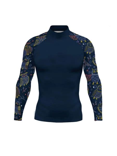 Mens Swim Shirts UPF 50 Rash Guard Long Sleeve Sun Protection Beach Quick Dry Fishing TShirts 260109
