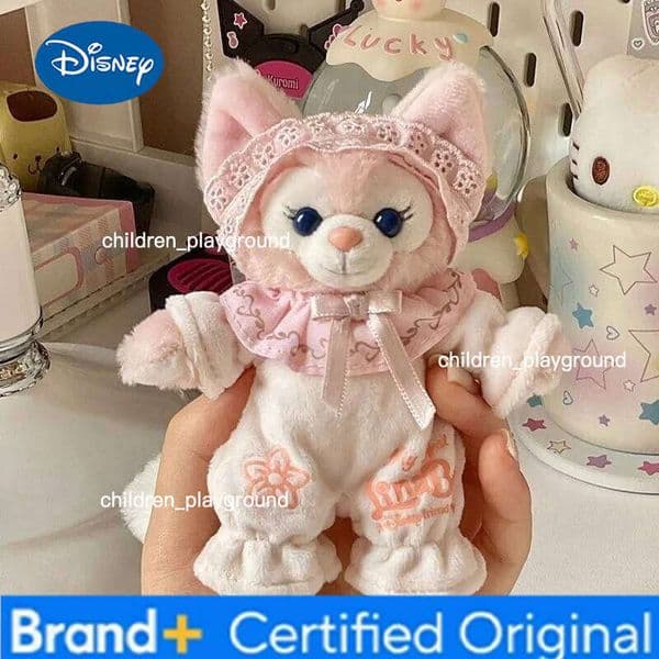 Disney Lina Belle Cute Cartoon Mobile Phone School Bag Pendant Fox Doll Keychain Handmade Girls Birthday Gift H260110