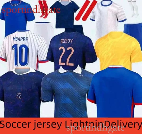 2026French World Cup MBAPPE BENZEMA GIROUD GRIEZMANN POGBA KANTE SALIBA PAVARD THURAM KOLO Soccer Team Jersey Fan Edition Girls Boys Kids Version top quality
