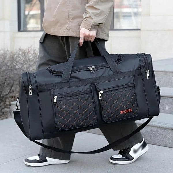 Large Capacity Travel Duffel Bag Casual Style Multiple Compartments Pockets Perfect for Short Trips Sports Travel Bag 260109BJ