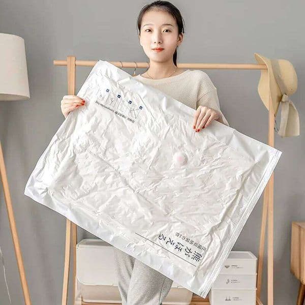 3191 Vacuum Bag for Clothes Quilt Storage Folding Compressed Organizer Travel Space Saving Seal Packet 26T0110