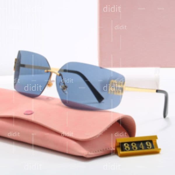 muimuiglasses Mirror Womens Designer Sunglasses High Quality Oval Sun Retro Small Round Sunglass New Product Prescription Glasses Sunglasses