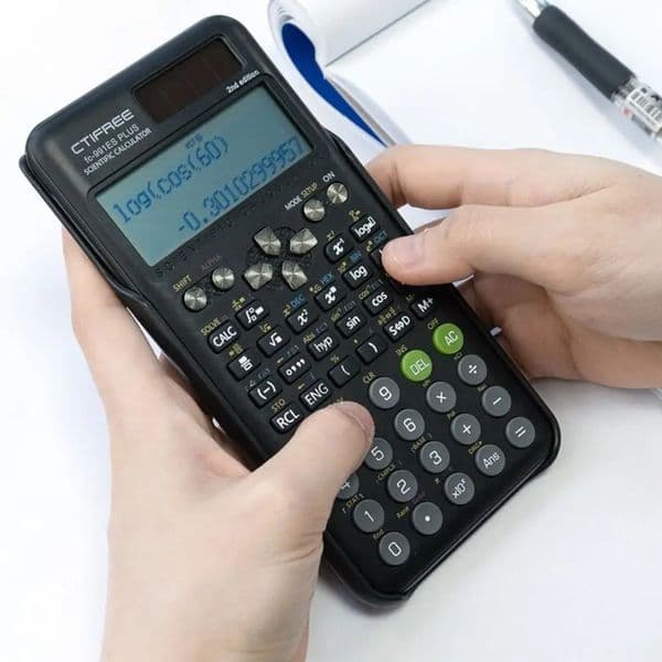 Portable 991ES Plus-2nd Edition Scientific Calculator with Protective Case Student Stationery Function Calculato 417 Function 260109