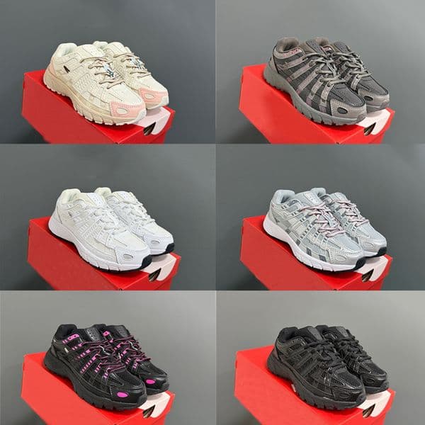 Sneakers Kids Shoes P60O0 Trainer p6000S Designer Anthracite Cool Grey Metallic Sier White Platinum Tint Boy Girl Trainers Teenager Casual Shoes