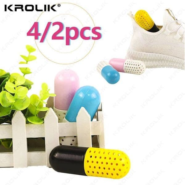 Bestseller 4/2 Pcs Shoe Pills Long-Lasting Aromatic Freshener Solid Air Purification Ball Aroma Relax Capsules Home Decoration Room Decor ddmytues