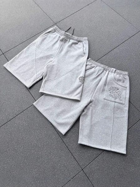 Men's Shorts Retro Jogging Pants Streamlined Seams Street Trendy Unisex Sweatpants Hip Hop Harajuku Streetwear Baggy Joggers