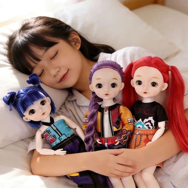 3D Eye Music Theme Song K-POP Witch Hunt 12 inch Solid Body 15 Joint Doll Toy Doll 260109