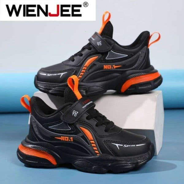 Boys' Kids Fashion Sneakers Lightweight Sports Running for Children Non-Slip Comfortable Outdoor Athletic Tennis Shoes 26L0506