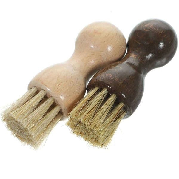 2 Pcs Shoe Polish Brush Suede Boot for Cleaning Mud Cleaner Sports Shoes Outdoor Pig Hair 26Y0112
