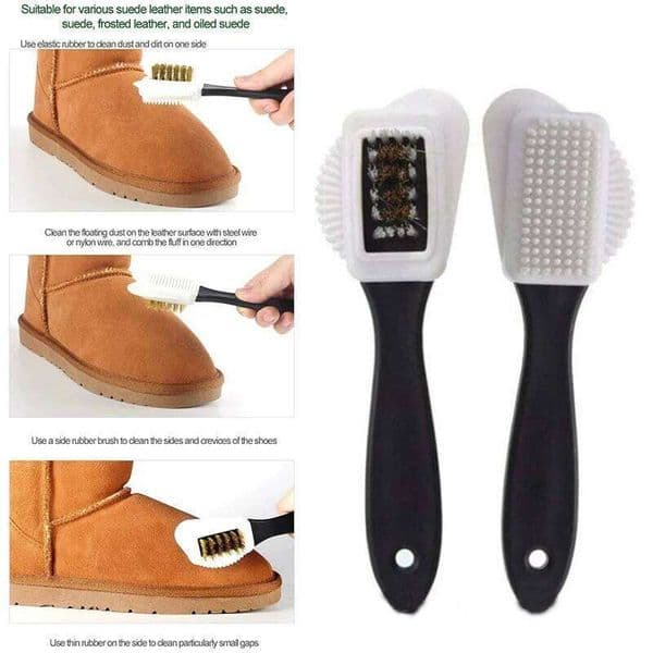 Fluffy Soft for Sneakers And Leather Interior - Suede Nubuck Boots Shoe Brush Cleaning Tools 26Y0112
