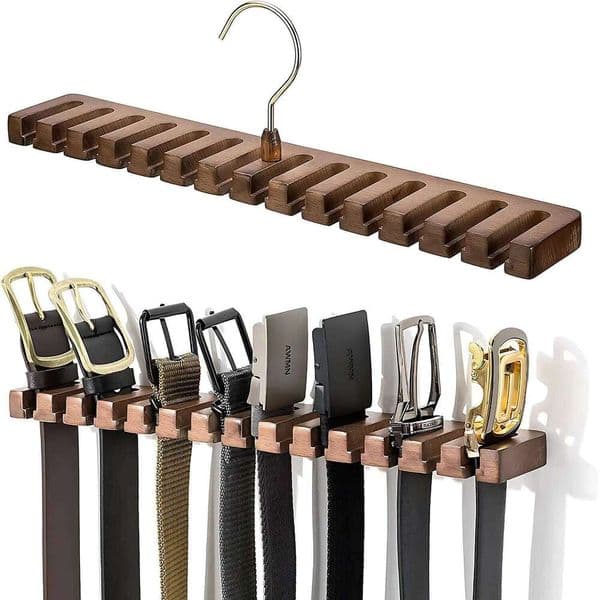 1-3Pcs Multifunctional Hanging Belt Hanger Clothes Tie Rack Home Closet Organizer 26Y0112