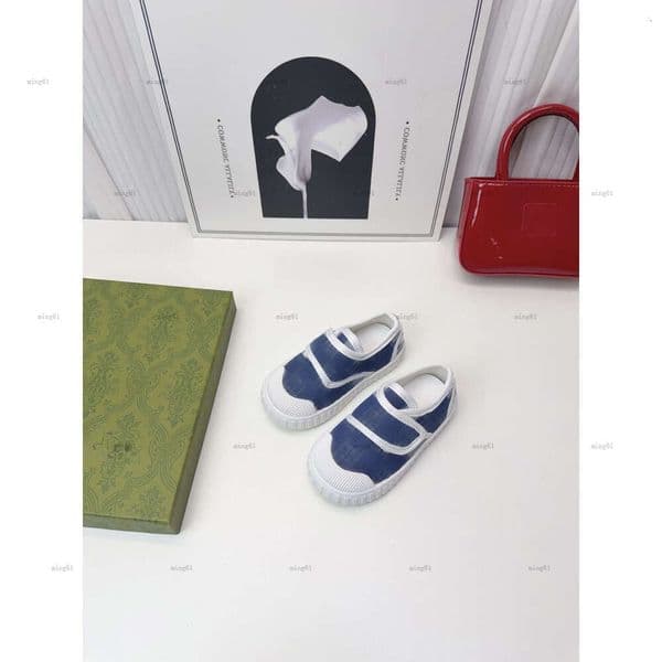 Brand toddler prewalker canvas baby shoes Size 21-28 Including paper boxes designer infant walking shoe A578X16N130-e