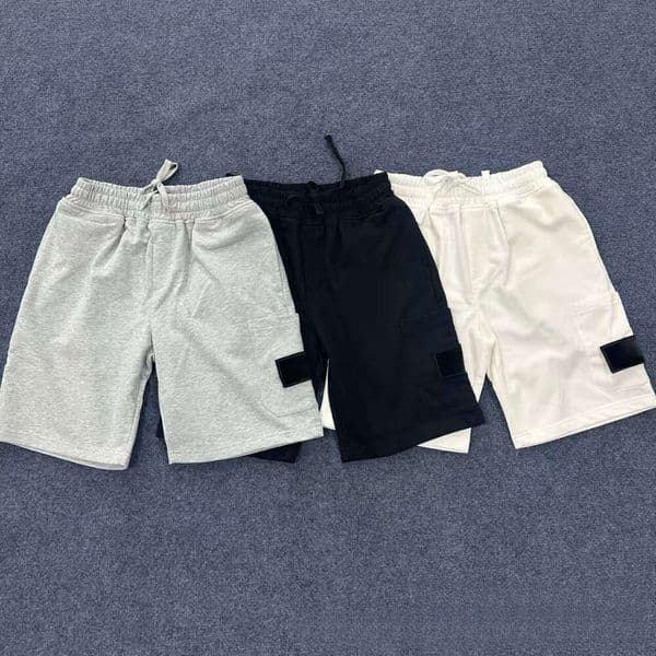Hot sale Designer Stone Men Topstoney Luxury Fashion Embroidery High Quality Cotton Jogging Shorts Mens Clothing Summer Man Short Pants