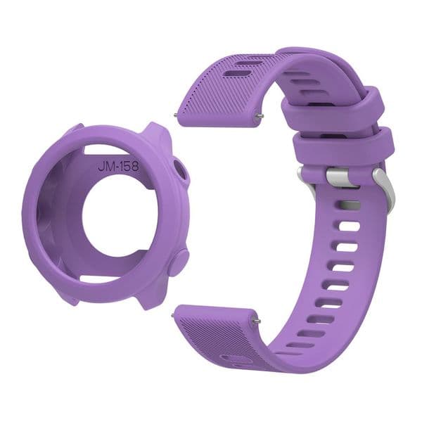 Garmin Forerunner158 Case One-piece Silicone Watch Shell and Breathable Strap Multi-color Style Compatible Accessory