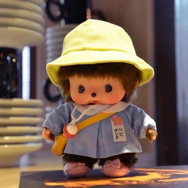 Bestseller 15cm Kawaii Medal Monkey Cute Toy Bag Pendant Transformed Appearance Doll Soft Comfortable Keychain Stuffed Animal Kids DIY Gift ddmytues